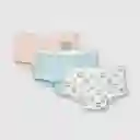 Pack Calzón Dumbo De Niña Celeste Y Rosa Talla 10a