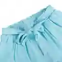 Short Niña Turquesa Pillín Talla 8 A