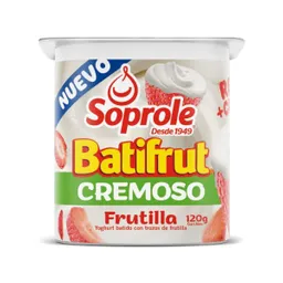 Soprole Batifrut Cremoso Yogurt Frutilla