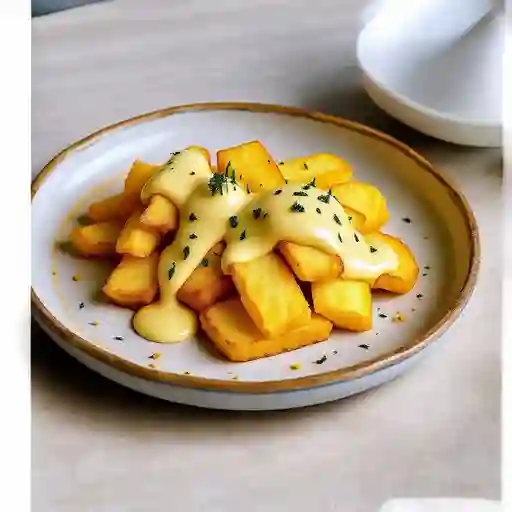 Yucas Crocantes A La Huancaina