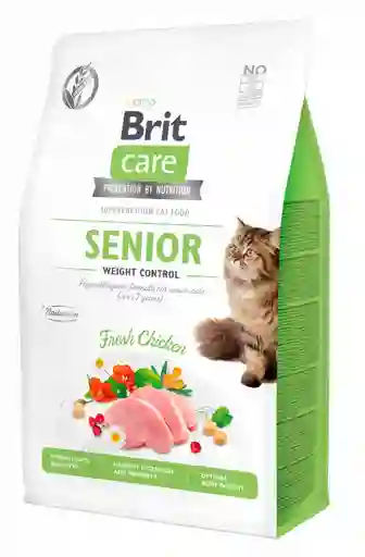 Brit Care Alimento para Gato Senior Weight Control 
