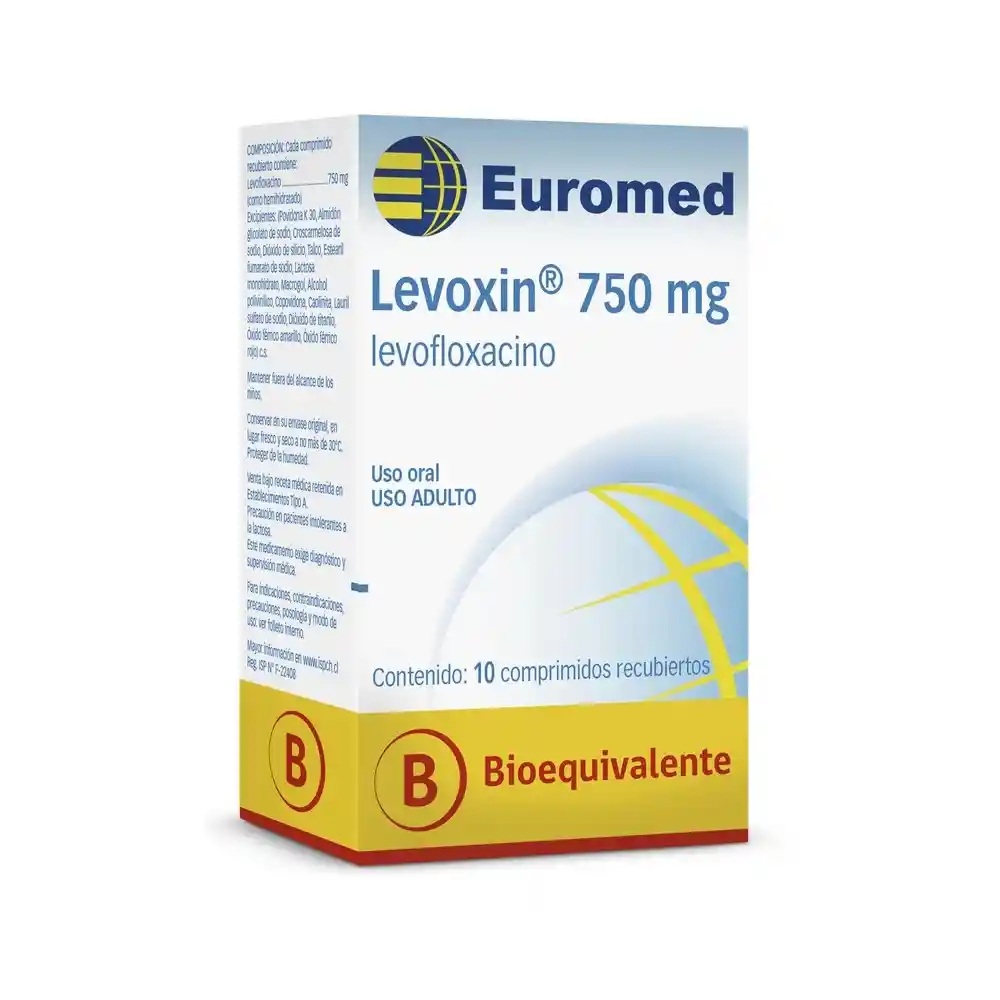 Levoxin Antibioticos 750Mg