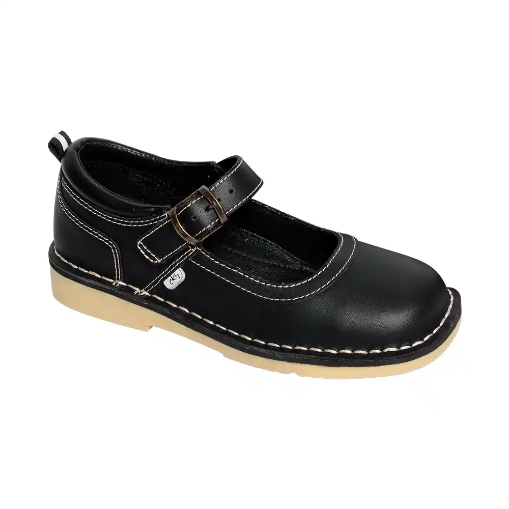 Zapatos Reina Escolar Junior Para Niña Negra Talla 29