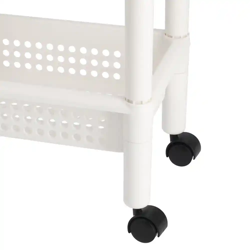 Mueble Angosto Plástico H65 Blanco Diseño 0001