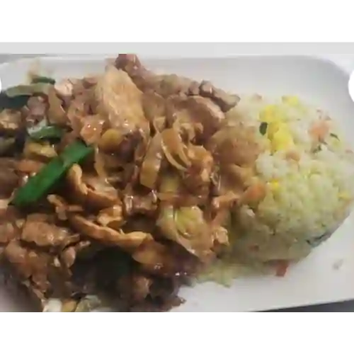 Colación Carne Pollo Mixto Mongoliana