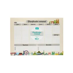 Artel Importado Planificador Semanal Cities