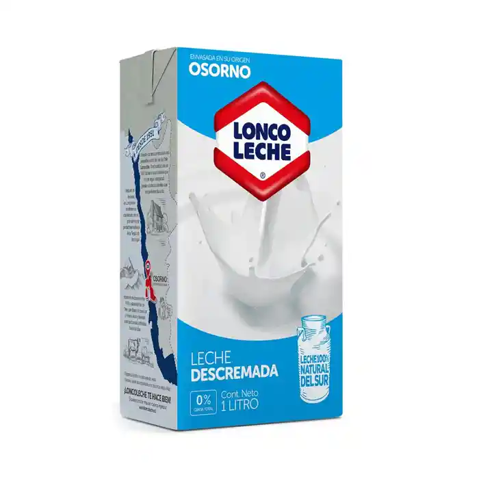 Loncoleche Leche Líquida Natural Semidescremada