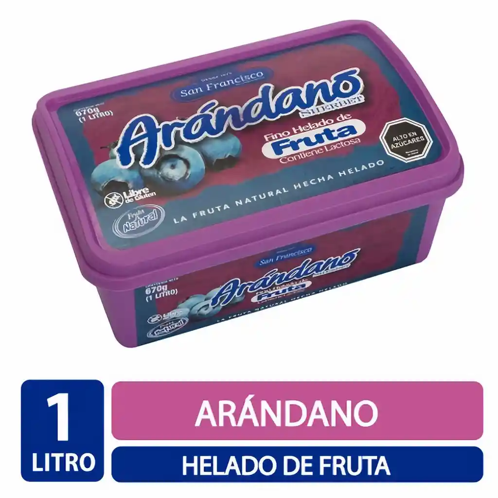 San Francisco De Loncomilla Helado Agua Arandano