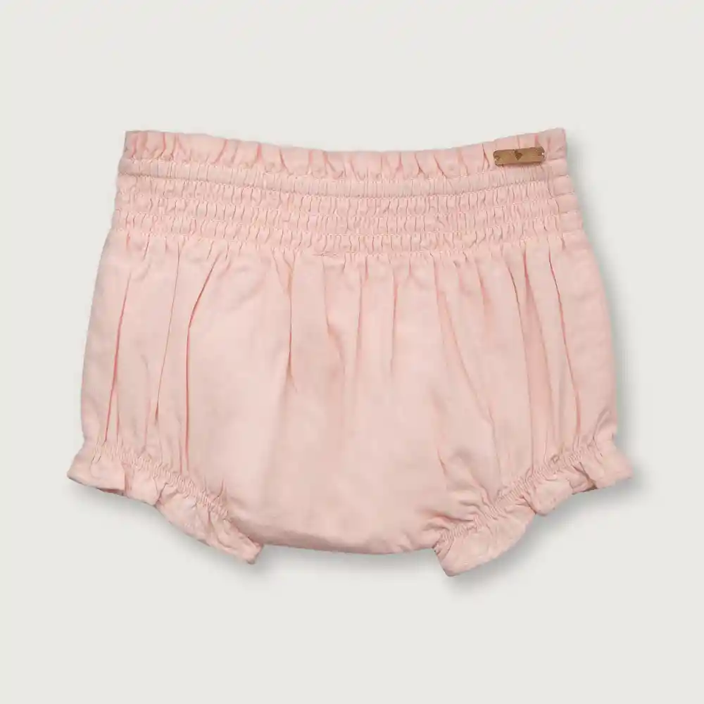 Short Cintura Elástica Niña Rosado Talla 6 M