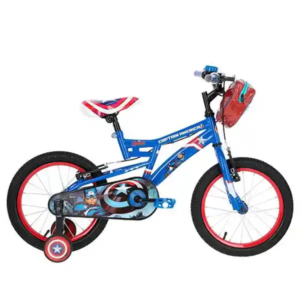 V-mtb Aro 16 Capitan America Azul