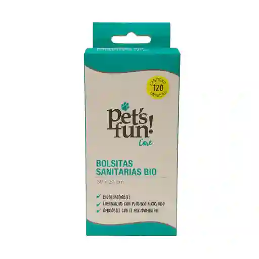 Pet's Fun Bolsas Sanitarias Biodegradables Caja