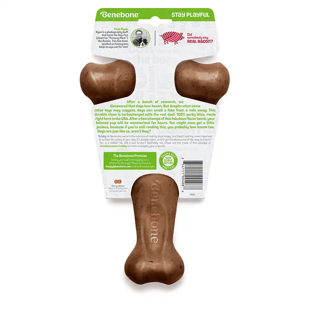 Benebone Juguete Para Perro Wishbone Tocino L