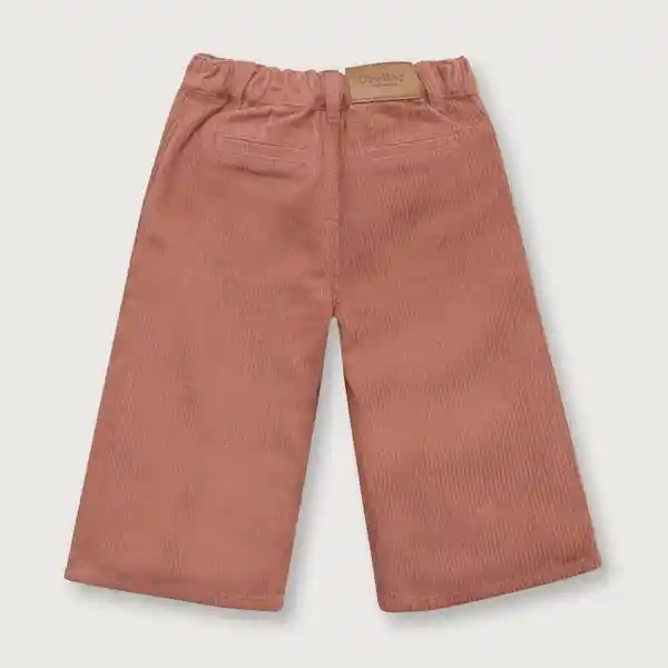 Pantalón de Cotelé Palazzo Rosado Talla 9M Opaline