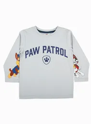 Polera Manga Larga Paw Patrol Gris 3 I24 314009380