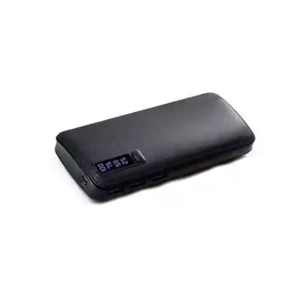 Batería Emergencia Power Bank 20.000 Mhz 3 Puertos Negro