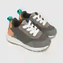 Zapatillas Urbana Reciclada Niño Gris Multicolor T. 25 Colloky