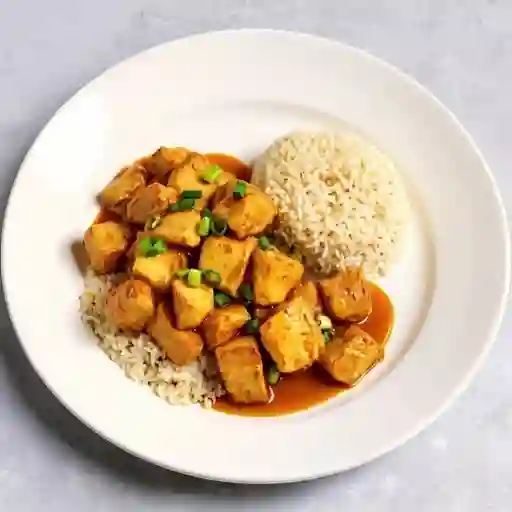 Pollo Mongoliana Con Arroz