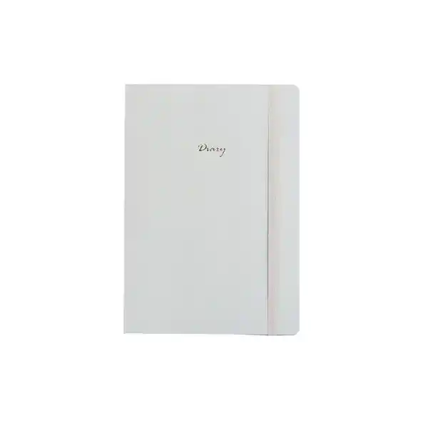 Miniso Cuaderno Estampado Con Plan Mensual Gris