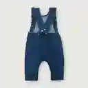 Jardinera Niña Vuelitos Denim Bebé Navy Talla 9M Opaline