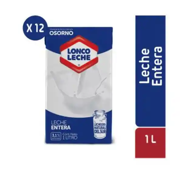 Loncoleche Leche Entera Sin Tapa Pack