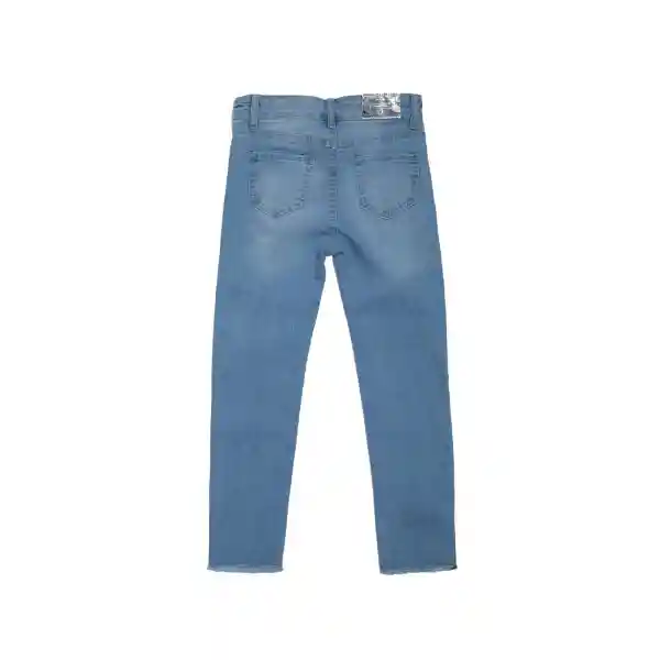 Jeans Algodón Verano Niña Celeste 12