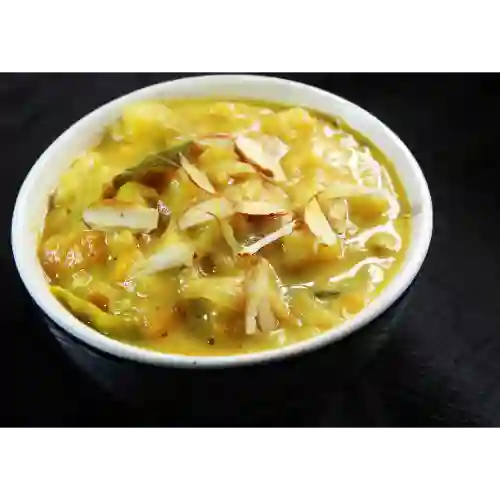 Nav ratan korma con arroz basmati