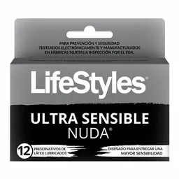 Lifestyles Condón Ultra Sensible Nuda