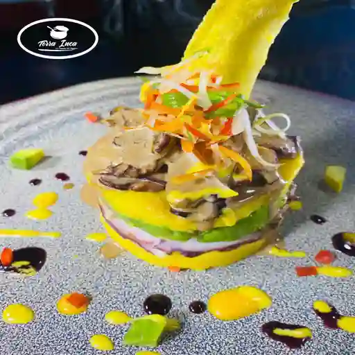 Causa Pulpo Braseado.