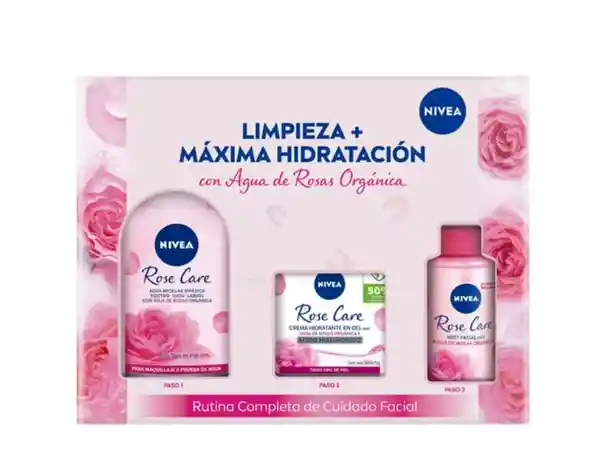 Nivea Kit Roses Agua Micelar + Crema Día + Mist