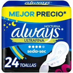 Always Toalla Higiénica Nocturna Ultrafina Larga