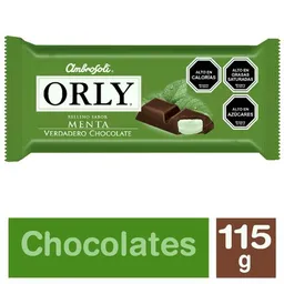 Orly Chocolate Relleno Sabor a Menta