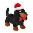 Peluche de Perrito Navideño Casaideas