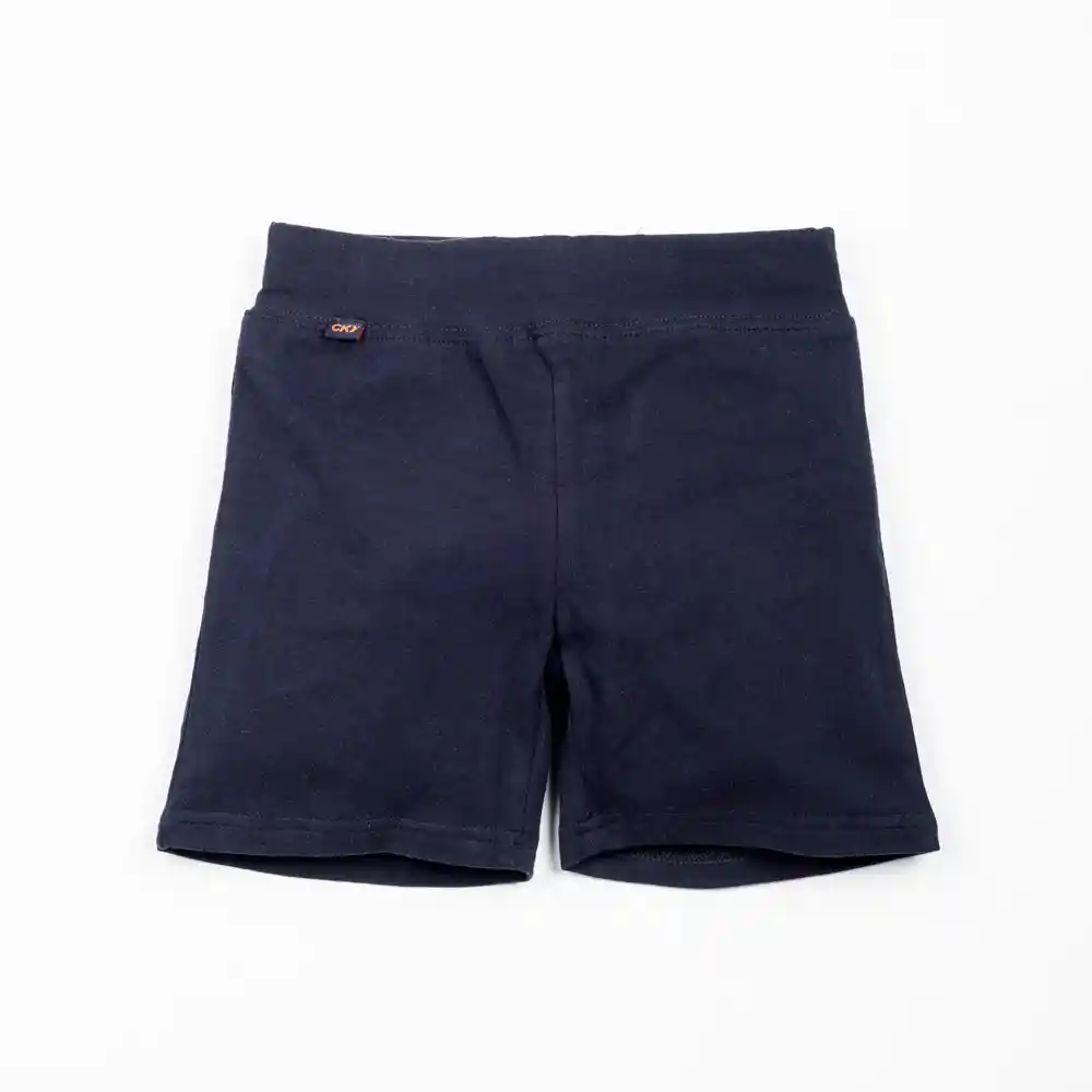 Pantalón Corta Escolar De Niña Azul Talla 10 Años