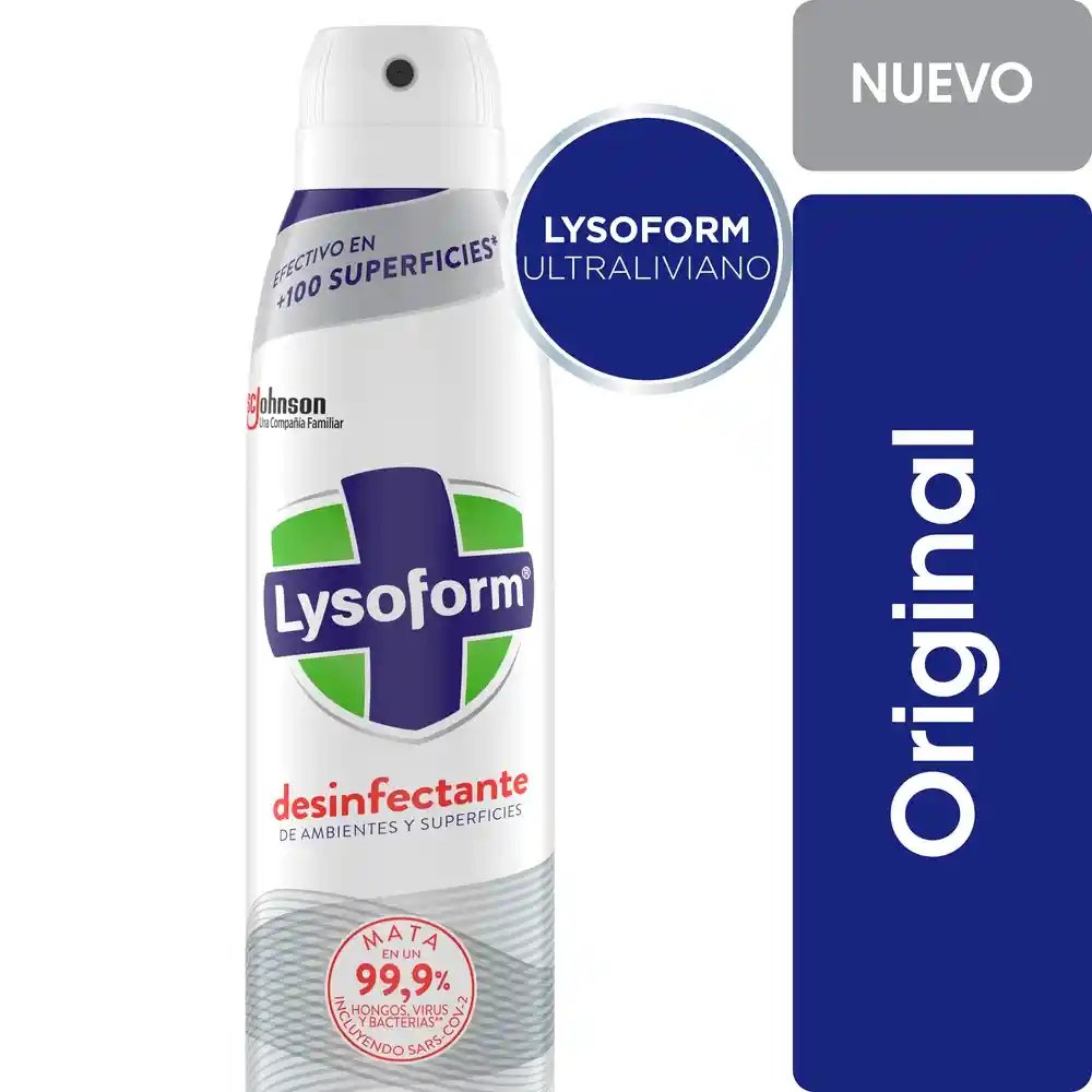 Desinfectante Elimina Olores Lysoform Original Aerosol 315 mL