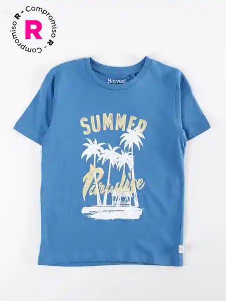 Harvest Polera Manga Corta Baslis2X Es Royal 10 V26