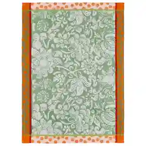 Paño de Cocina Jacquard Algodón Verde 70 cm