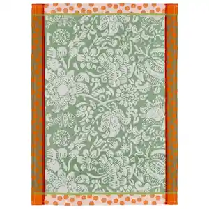Paño de Cocina Jacquard Algodón Verde 70 cm