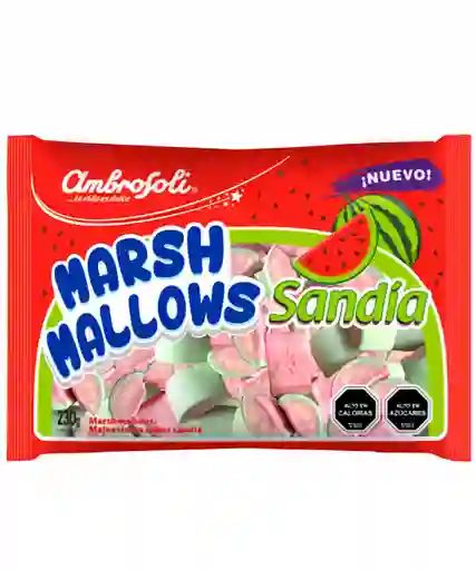 Ambrosoli Marshmallows Sabor Sandia