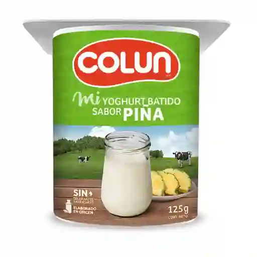 9 x Yoghurt Batido Colun 125 g Pina