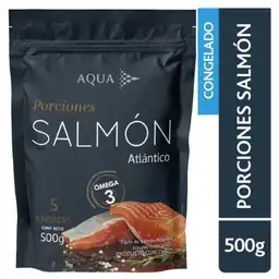 Aqua Salmón Atlántico con Piel Congelado