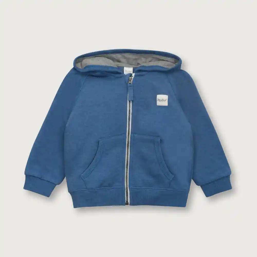 Polerón De Niño Azul Talla 4a