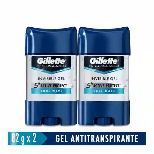 Gillette Desodorante en Gel Invisible Cool Wave