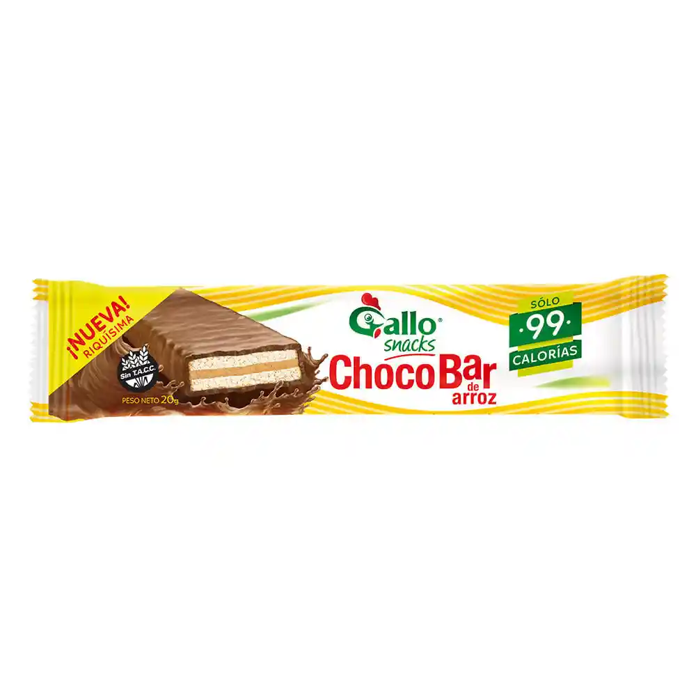 Gallo Snack Chocobar de Arroz