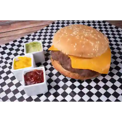 Hamburguesa Sencilla con Papas