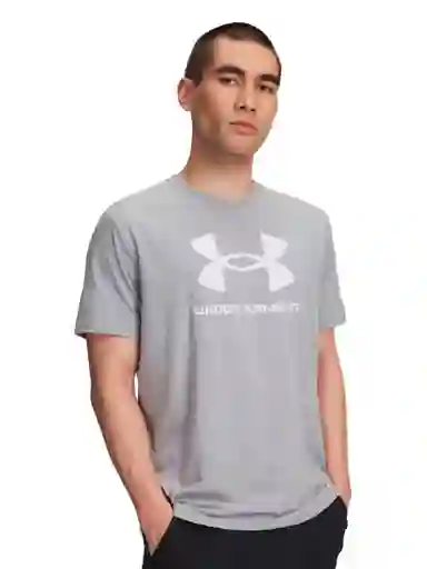 Under Armour Polera Spt Stl Logo Gris L 1382911-037