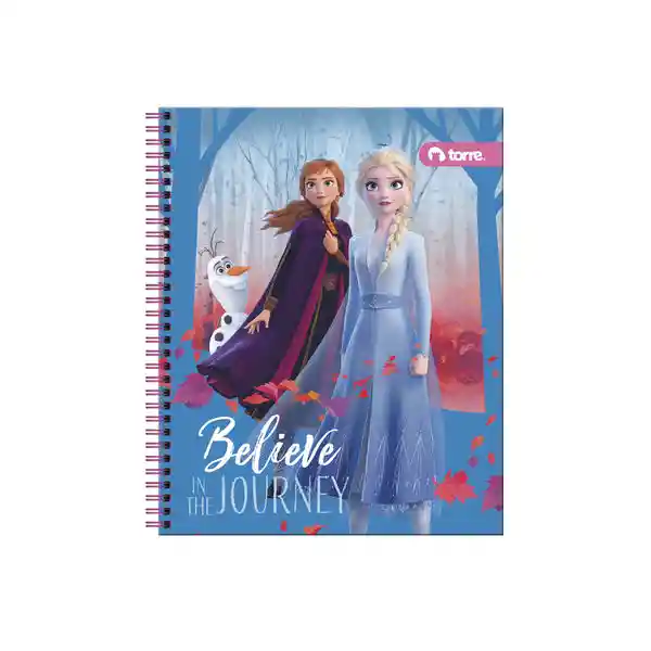 Torre Cuaderno Universitario Clásico Frozen 100 Hojas 1 U