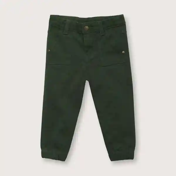 Opaline Pantalón Tipo Jogger de Niño Turquesa Talla 2A