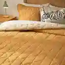 Quilt Microfibra Cordero Terracota 2 Plazas