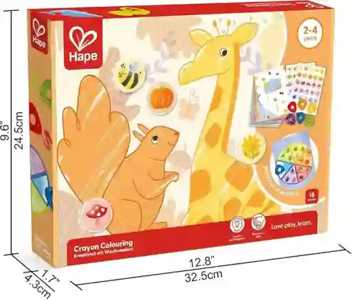 Hape Juguete Crayon Colouring - E2004