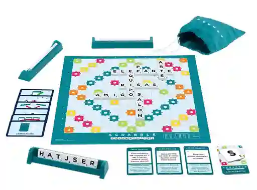 Mattel Games Juego de Mesa Scrabble 2 en 1 Colaborativo